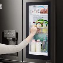 LG 708L InstaView French Door Fridge GF-V708BSL hero image