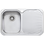 Oliveri PE321 Petite Single Bowl Right Hand Drainer Topmount Sink hero image