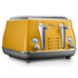 DeLonghi Icona Capitals Four Slice Toaster New York Yellow CTOC4003Y image NaN