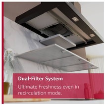 Neff 90cm N 70 Wall-mounted canopy rangehood Matt Black D97BDN2S0 hero image