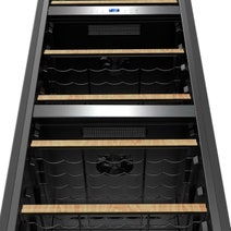 LeCavist 140 Bottle Triple Zone Wine Fridge Black LKS140VN3Z hero image