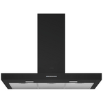 Smeg 90cm Matt Black Canopy Rangehood KBTAU900MNE hero image