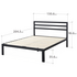 Zinus Mia Queen Black Metal Bed Frame AU-ASMPH-15Q image NaN