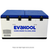 EvaKool 75L Down Under Dual Zone Portable Fridge/Freezer Left Hinge DU75-DZL image NaN