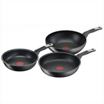 Tefal Unlimited Induction Non-Stick Three Piece Frypan Cookware Set G2559123 hero image