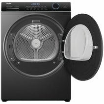 Haier 9.5kg Front Load Washing Machine & 8kg Heat Pump Dryer Dark Grey Laundry Package HWF95ANB1HDHP80ANB1 hero image