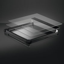Fisher & Paykel 76cm Series 9 Contemporary Compact Combi-Microwave Oven Stainless Steel Accents OM76NDTDX1 hero image