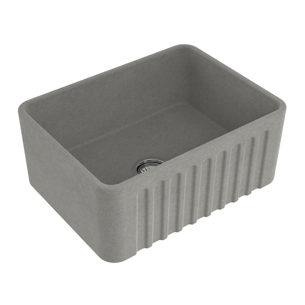 Turner Hastings Novi 60 x 46 Fine Fireclay Single Bowl Butler Sink Concrete NO604FS-CL hero image