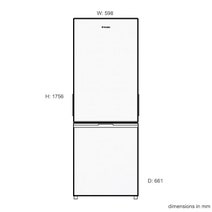 Westinghouse 370L Bottom Mount Fridge WBB3700WG hero image