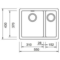 Abey N150P Schock Puro Soho Double Sink hero image