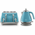 DeLonghi Icona Capitals Kettle and Four Slice Toaster Breakfast Pack CTOC4003AZKBOC2001AZ image NaN