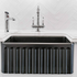 Turner Hastings Novi 60 x 46 Fine Fireclay Single Bowl Butler Sink Matte Black NO60FS-MB image NaN