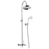 Armando Vicario Provincial Wall Mounted Overhead Shower with Hand Shower Chrome 800004 image NaN
