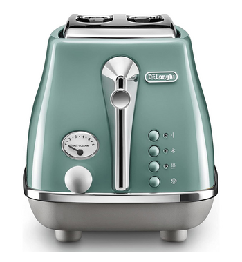 DeLonghi Icona Capitals Two Slice Toaster Toronto Green CTOC2003GR
