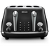 DeLonghi Icona Capitals 4 Slice Toaster Auckland Black CTOC4003BK image NaN