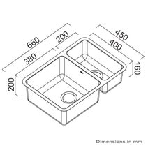 Abey LG180UT5 Lago 1 and 1/3 Bowl Undermount Sink Pack hero image
