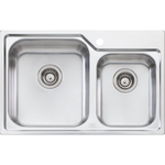 Oliveri NP615 Nu-Petite 1 and 3/4 Bowl Topmount Sink hero image