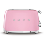 Smeg 50's Style 4 Slice Toaster Pink TSF03PKAU hero image