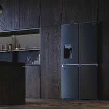 Hisense 585L French Door Fridge Black Steel with Dark Interior HRCD585BWB hero image