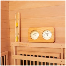 Revel NordicWave 3 Person Infrared & Traditional Hybrid Sauna R-CS-3PB hero image