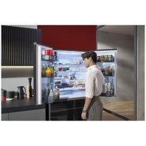 Hitachi 670L Multi Drawer French Door Refrigerator Crystal White Glass R-GW670TAXW hero image