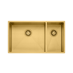 Oliveri Spectra 1 & 1/2 Bowl Brushed Gold Sink SB35AU hero image