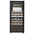 LeCavist 105 Bottle Dual Zone Wine Cabinet Black LEK1052ZPV image NaN