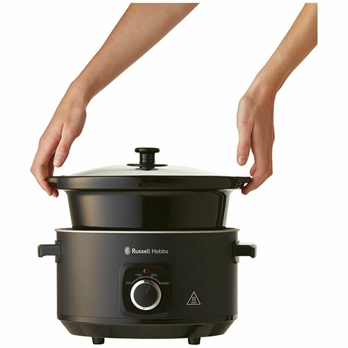 Russel Hobbs 4L Slow Cooker with 2 x Salt & Pepper Mills RHSC4A-RHPK4000-2 hero image