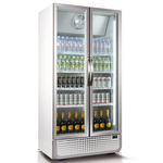 Husky 795L Double Glass Door Display Fridge White C8PRO-H-WH-AU hero image
