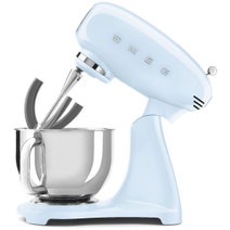 Smeg 50s Retro Style Stand Mixer Pastel Blue SMF03PBAU hero image