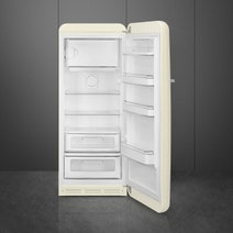 Smeg 270L 50's Retro Style Aesthetic Top Mount Fridge Cream FAB28RCR3AU hero image