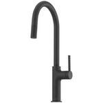 Oliveri Vilo  Pull Out Goose Neck Mixer Tap Granite Black VT2400-ST-BL hero image
