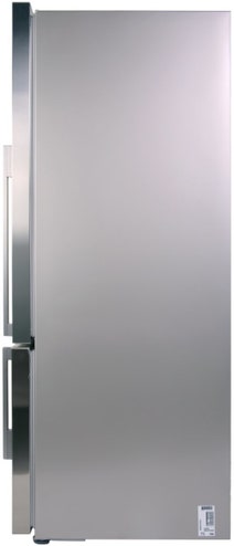 Fisher & Paykel Series 5 494L ActiveSmart Bottom Mount Fridge with Ice and Water Stainless Steel Left Hinge E522BLXFDU5 hero image