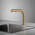 Rogerseller Tonic Hob Sink Mixer and Outlet with Pull Out Spray - Brushed Gold 360601375214 image NaN