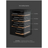 Vintec 35 Bottle Single Zone Under Bench Wine Fridge Black VWS830FAS-X image NaN