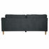 Ostro Esperence Three Seater Left Hand Chaise Sofa Dark Grey U501SALHFCSXDYX image NaN