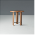 Kalona Paramount 45cm Round Side Table Dark Walnut PARA11AWADNATBRZD450 image NaN