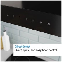 Bosch 90cm Series 6 Wall-mounted Canopy Rangehood, Stainless Steel DWB97DN30A hero image