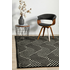 Rug Culture York Medium Black & Natural Rug 230X160CM - YRK-CIND-GLD-230X160 image NaN