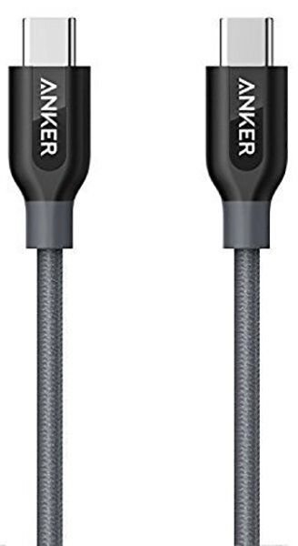 Anker A8168HA1 PowerLine+ .9m USB-C to USB-A 3.0 Cable with Pouch hero image