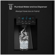 Hisense 585L French Door Fridge Black Steel with Dark Interior HRCD585BWB hero image