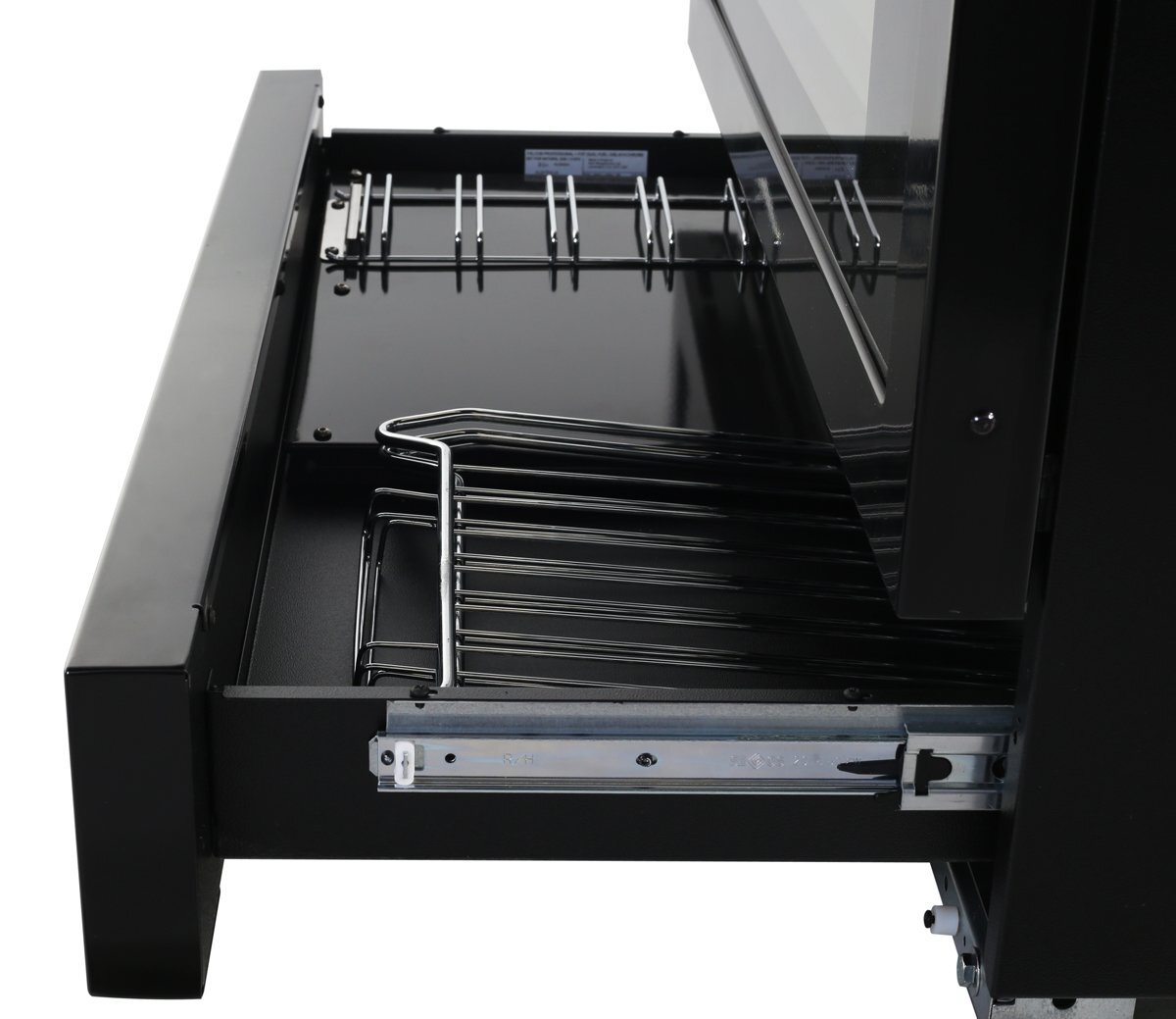 Falcon 90cm Professional FXP Freestanding Dual Fuel Pyrolytic Oven/Stove Black and Chrome PROP90FXPDFGBCH hero image