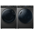 Haier 8.5kg Front Load Washing Machine & 8kg Heat Pump Dryer Dark Grey Laundry Package HWF85ANB1HDHP80ANB1 image NaN