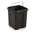 SOGA 6L Trash Bin White RUBBISHBINSQUARE6LW image NaN