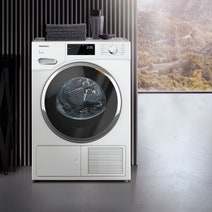 Miele T1 8kg Heat Pump Tumble Dryer TWF720 hero image