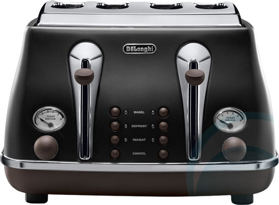 Delonghi CTO4003VBK Icona Vintage 4 Slice Toaster hero image