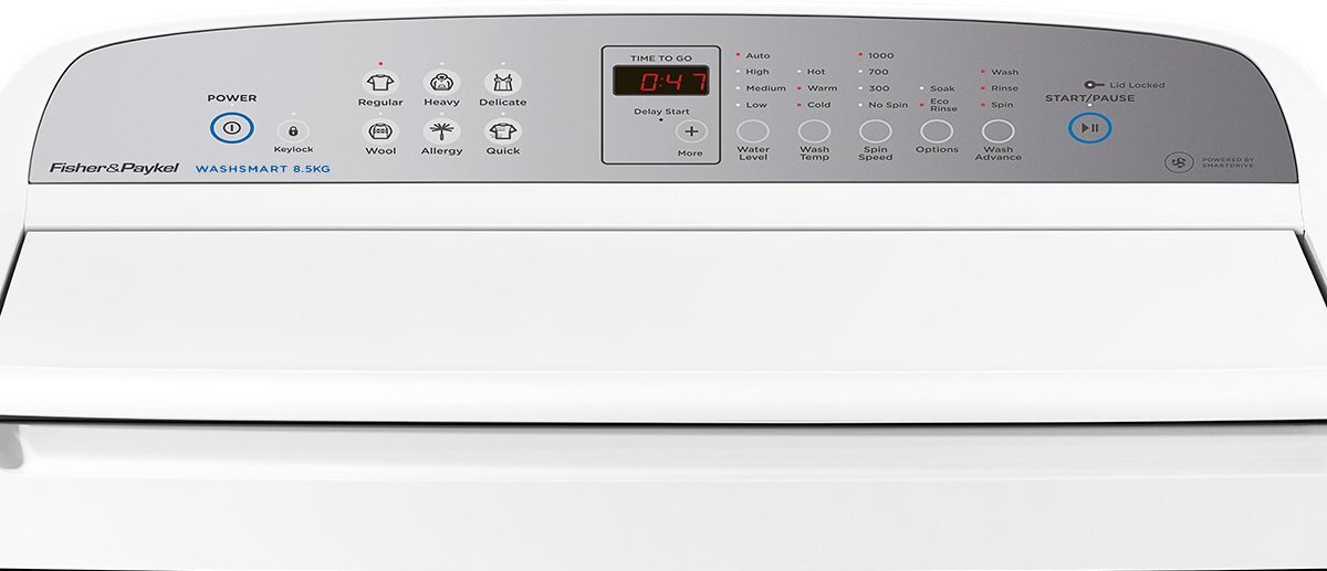 Fisher and paykel washing machine washsmart hot sale