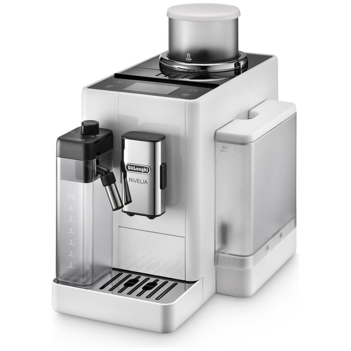 DeLonghi Rivelia Fully Automatic Coffee Machine White EXAM44055W