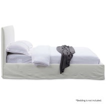 Kalona KAUAI Queen Bed Base & Bedhead Salt WS-703Q-SALT-02 hero image