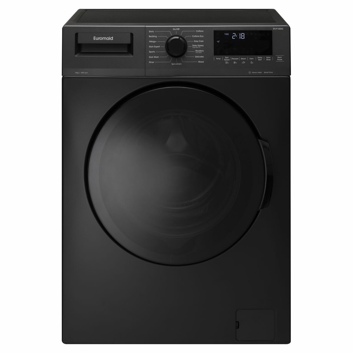 Euromaid 10kg Front Load Washing Machine EFLP1000G hero image
